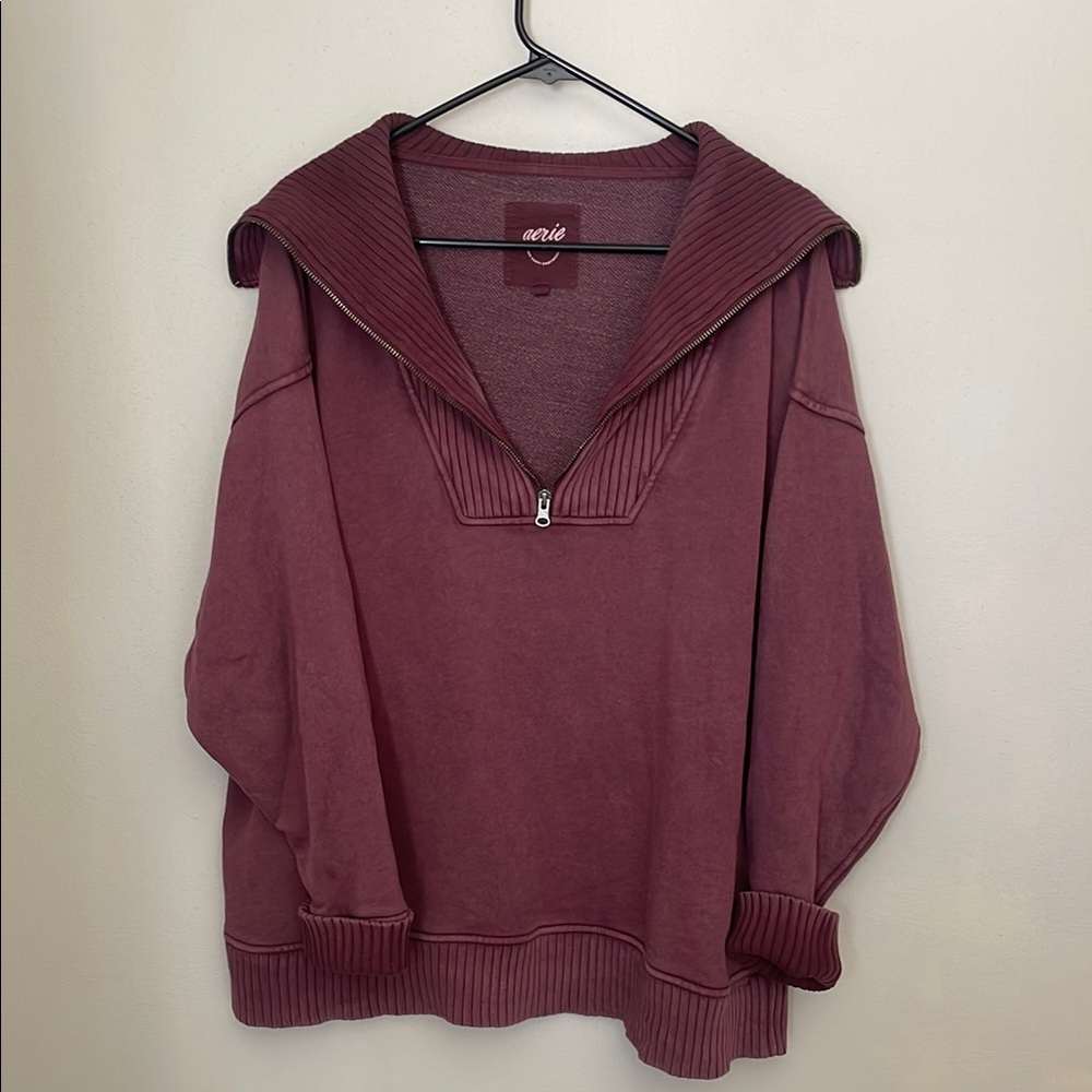 Aerie Women's Burgundy Sweater